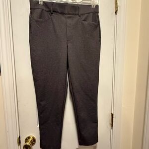 Grace and Lace Wear to Work Gray Ankle Crop Pant 10/12